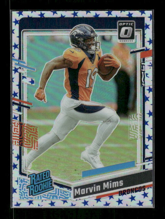 Marvin Mims - 2023 Donruss Optic - Stars SSP - Rated Rookie