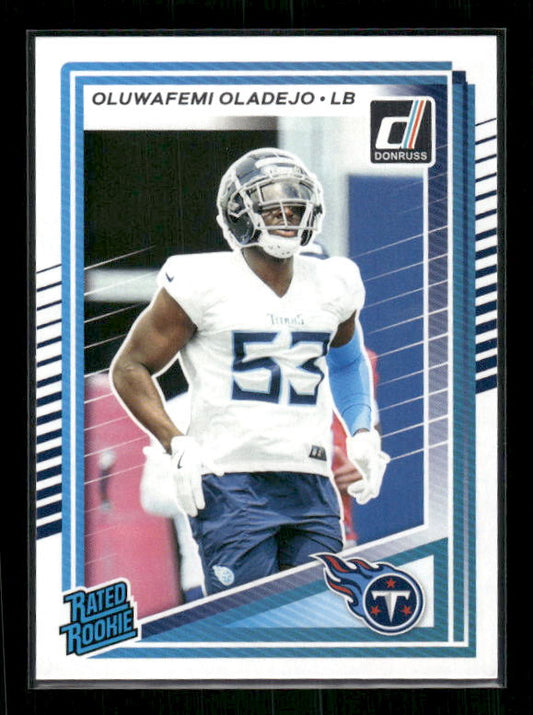 Oluwafemi Oladejo - 2025 Donruss Football - Rated Rookie