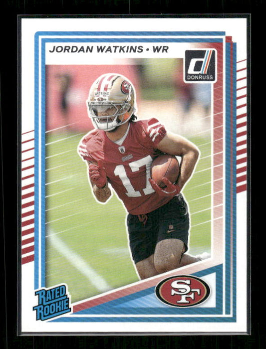 Jordan Watkins - 2025 Donruss Football - Rated Rookie