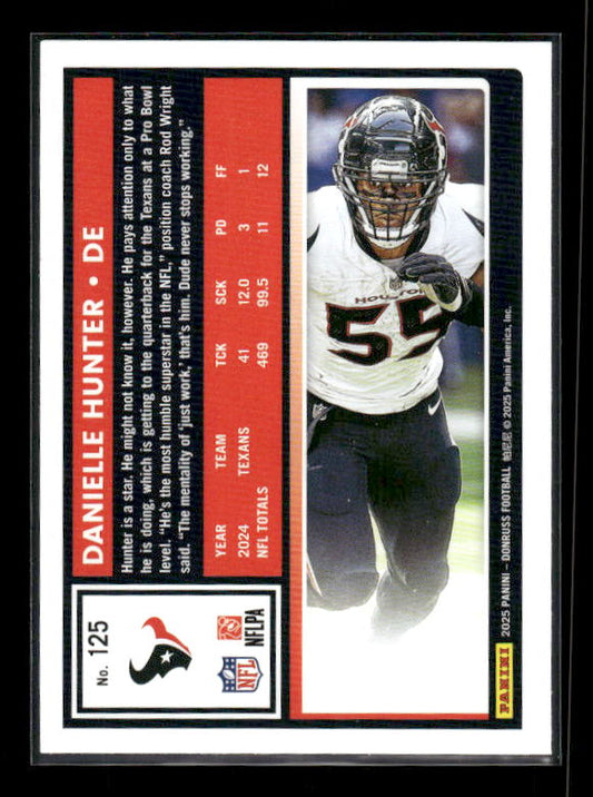 Danielle Hunter - 2025 Donruss Football - Purple Press Proof
