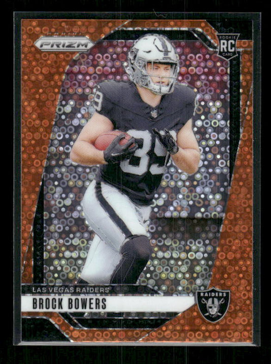 Brock Bowers - 2024 Panini Prizm - Disco Prizm - Rookie