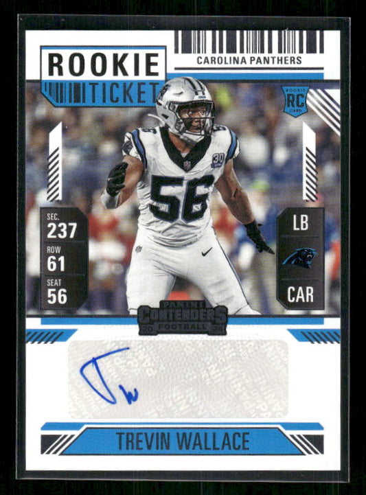 Trevin Wallace - 2024 Contenders Football - Rookie Ticket Auto