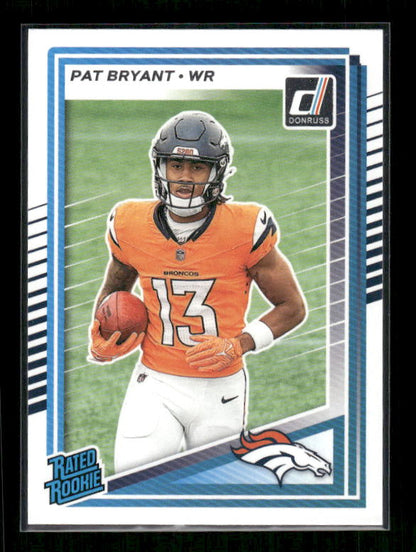 Pat Bryant - 2025 Donruss Football - Rated Rookie