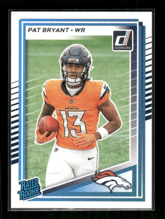 Pat Bryant - 2025 Donruss Football - Rated Rookie