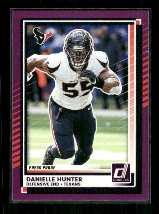 Danielle Hunter - 2025 Donruss Football - Purple Press Proof
