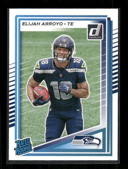 Elijah Arroyo - 2025 Donruss Football - Rated Rookie