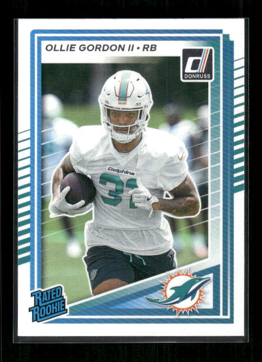 Ollie Gordon II - 2025 Donruss Football - Rated Rookie
