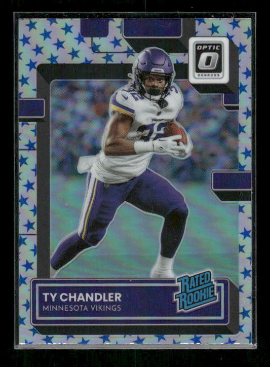 Ty Chandler - 2022 Donruss Optic - Stars SSP - Rated Rookie