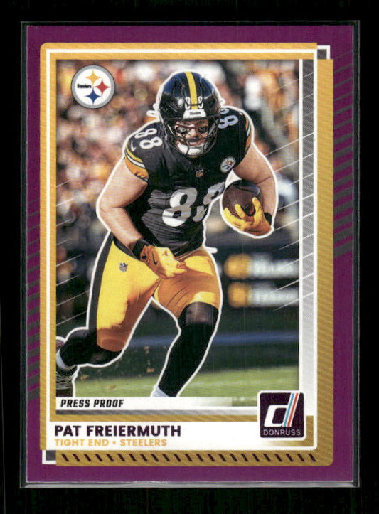 Pat Freiermuth - 2025 Donruss Football - Purple Press Proof