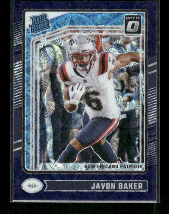 Javon Baker - 2024 Donruss Optic - Purple Scope - Rated Rookie