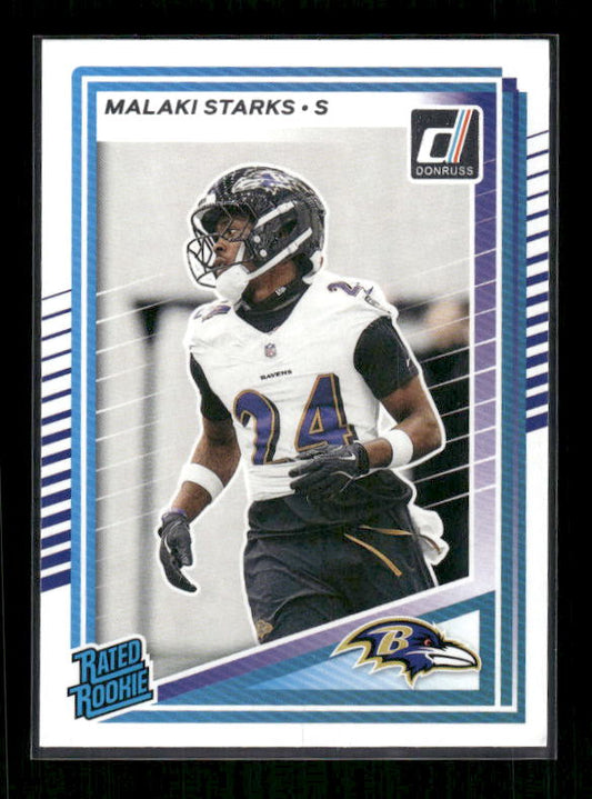 Malaki Starks - 2025 Donruss Football - Rated Rookie