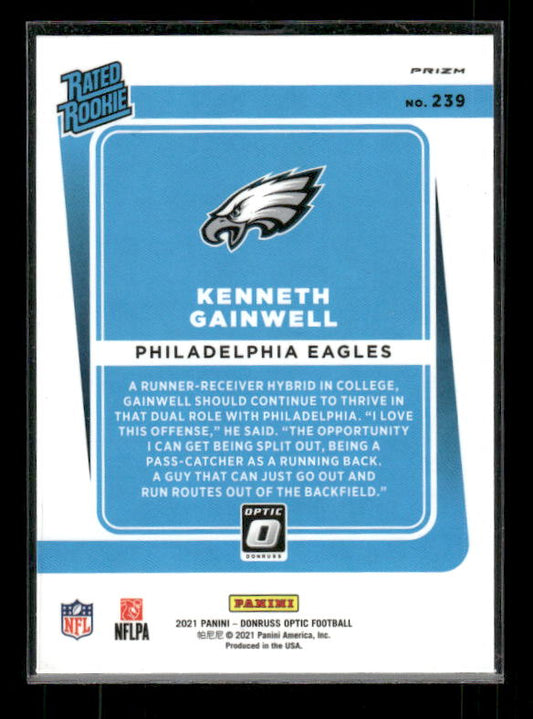 Kenneth Gainwell - 2021 Donruss Optic - Stars SSP - Rated Rookie