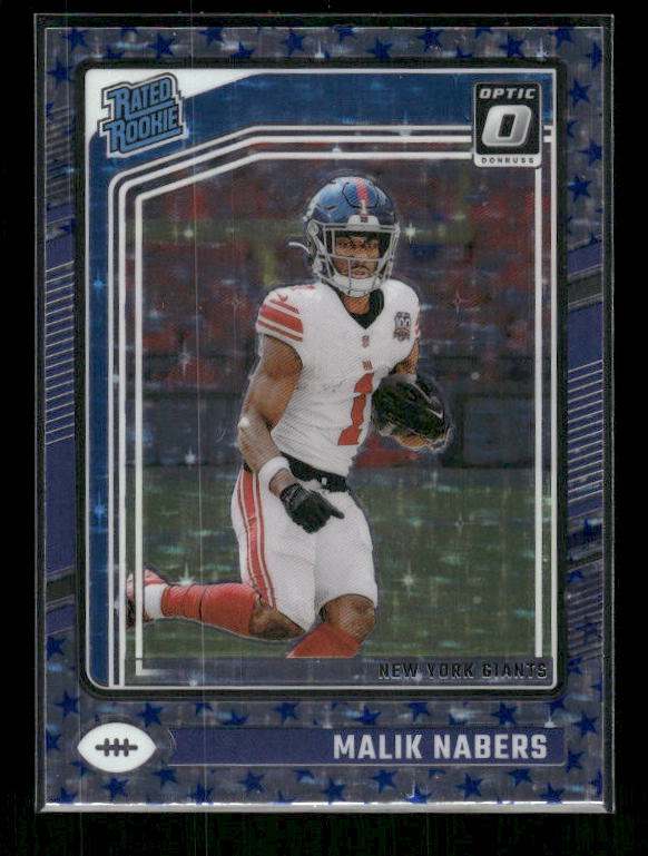 Malik Nabers - 2024 Donruss Optic - Stars SSP - Rated Rookie