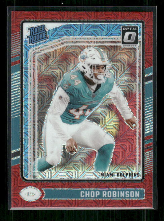 Chop Robinson - 2024 Donruss Optic - Red Mojo - Rated Rookie