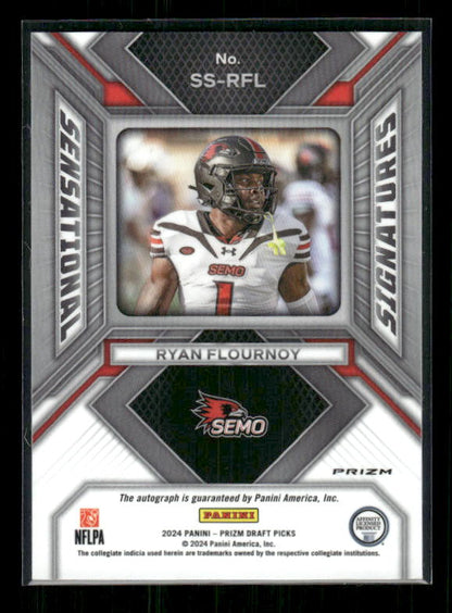 Ryan Flournoy - 2024 Panini Prizm Draft Picks - Silver Auto - Rookie