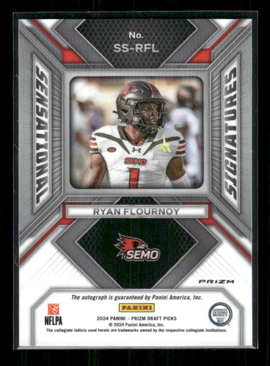 Ryan Flournoy - 2024 Panini Prizm Draft Picks - Silver Auto - Rookie