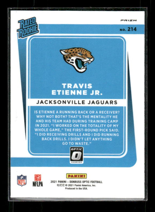 Travis Etienne Jr. - 2021 Donruss Optic - Blue Scope - Rated Rookie