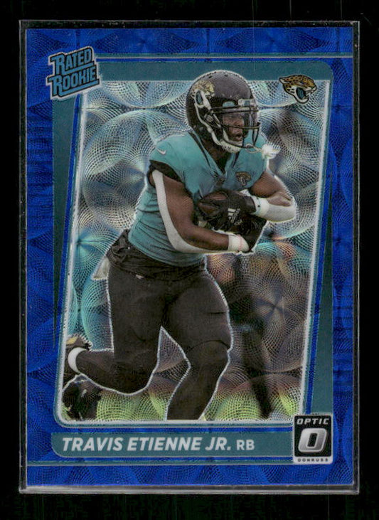 Travis Etienne Jr. - 2021 Donruss Optic - Blue Scope - Rated Rookie