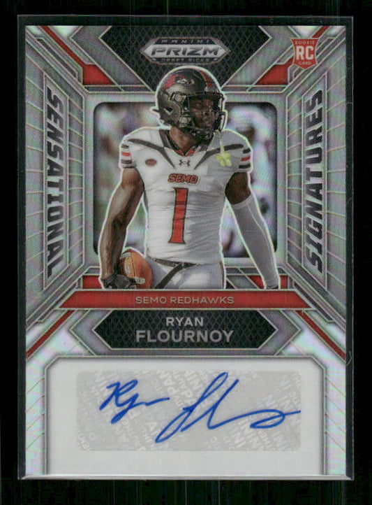 Ryan Flournoy - 2024 Panini Prizm Draft Picks - Silver Auto - Rookie