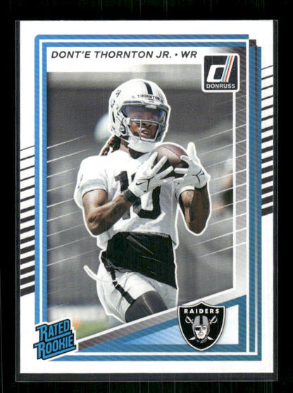 Dont'e Thornton - 2025 Donruss Football - Rated Rookie