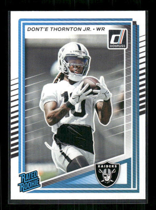 Dont'e Thornton - 2025 Donruss Football - Rated Rookie