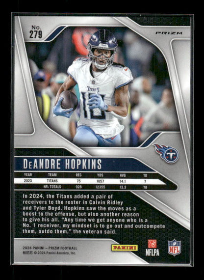 DeAndre Hopkins - 2024 Panini Prizm - Orange Ice