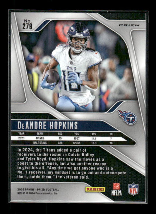 DeAndre Hopkins - 2024 Panini Prizm - Orange Ice
