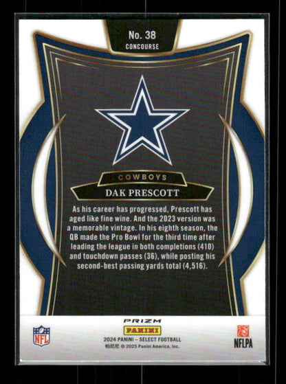 Dak Prescott - 2024 Select Football - Red & Blue Shock