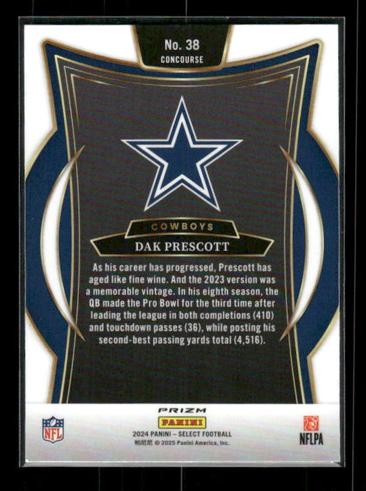 Dak Prescott - 2024 Select Football - Red & Blue Shock