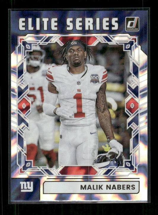 Malik Nabers - 2025 Donruss Football - Elite Series