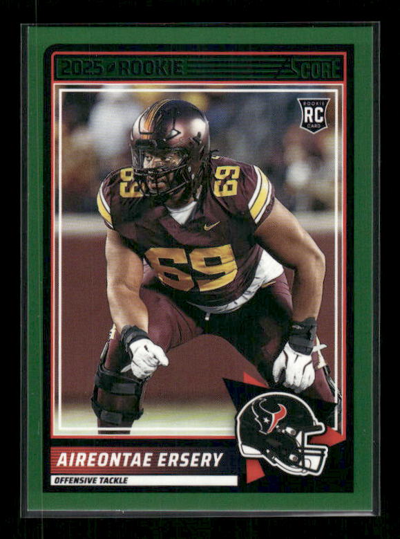 Aireontae Ersery - 2025 Score Football - Green - Rookie