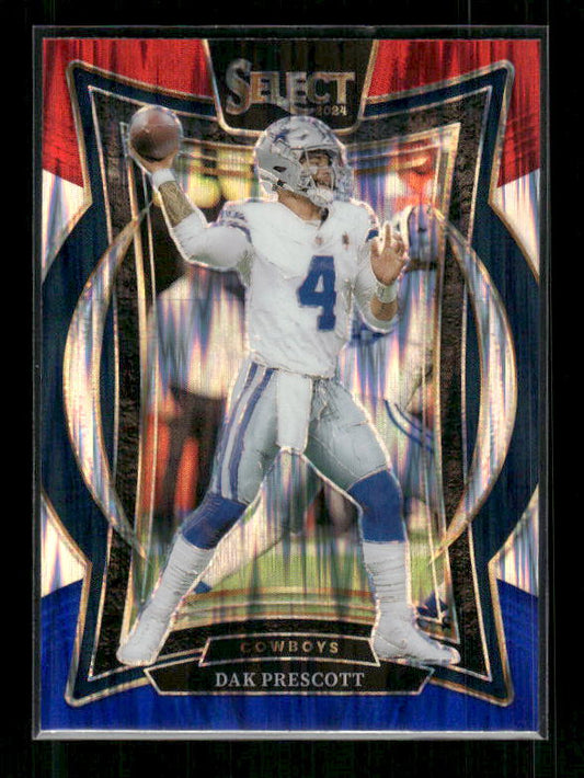 Dak Prescott - 2024 Select Football - Red & Blue Shock