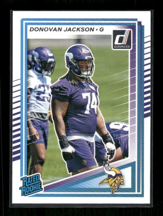 Donovan Jackson - 2025 Donruss Football - Rated Rookie
