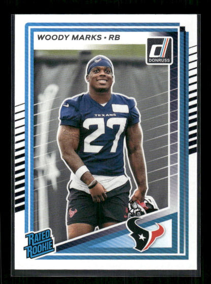 Woody Marks - 2025 Donruss Football - Rated Rookie