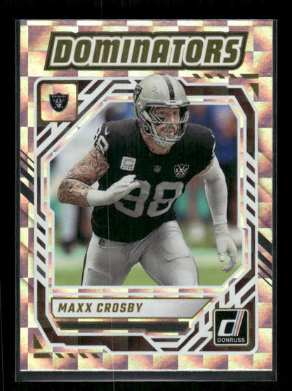Max Crosby - 2025 Donruss Football - Dominators