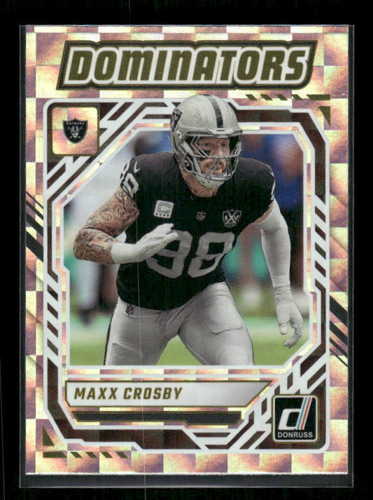 Max Crosby - 2025 Donruss Football - Dominators