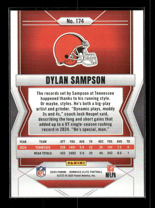 Dylan Sampson - 2025 Donruss Elite - Green Disco - Rookie
