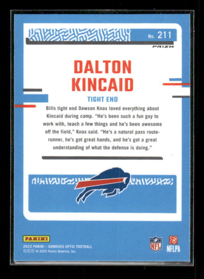 Dalton Kincaid - 2023 Donruss Optic - Purple Shock - Rated Rookie