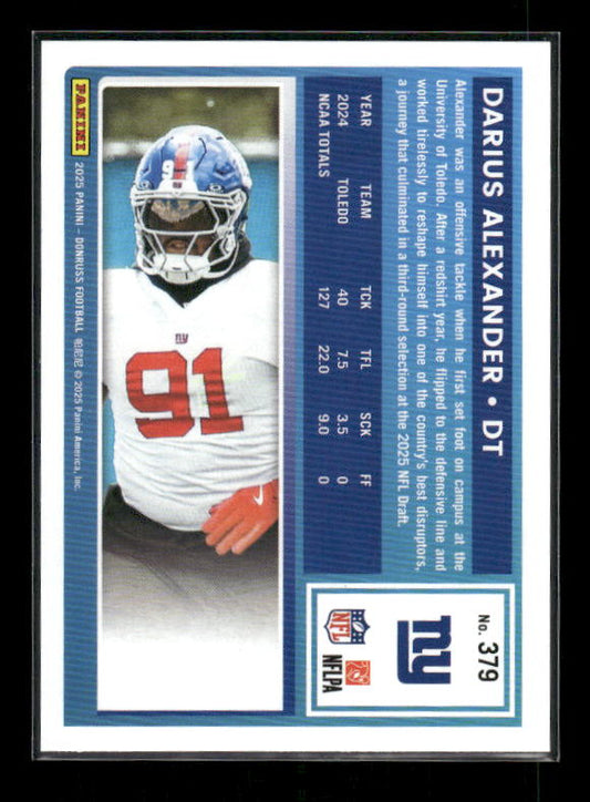 Darius Alexander - 2025 Donruss Football - Purple Press Proof - Rated Rookie