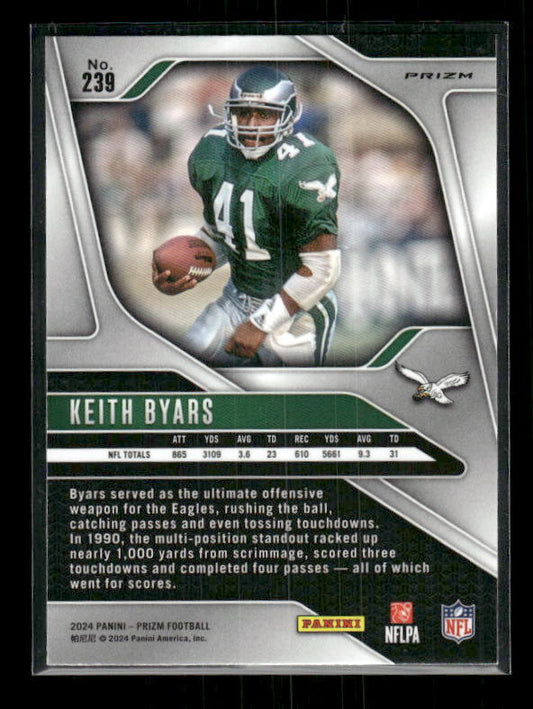 Keith Byars - 2024 Panini Prizm - No Huddle
