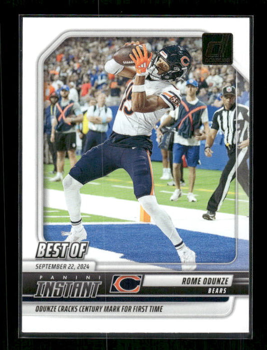 Rome Odunze - 2025 Donruss Football - Best Of Instant