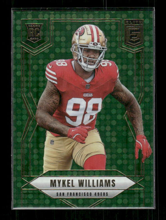 Mykel Williams - 2025 Donruss Elite - Green Disco - Rookie
