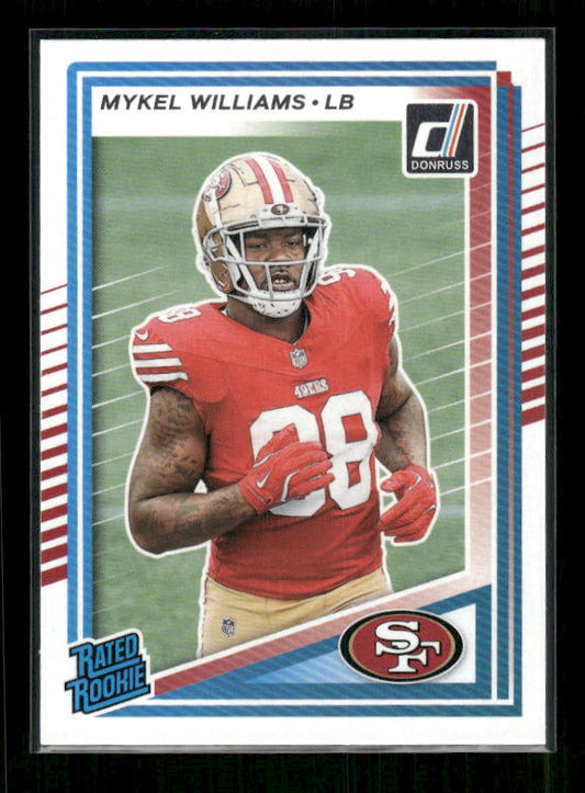 Mykel Williams - 2025 Donruss Football - Rated Rookie