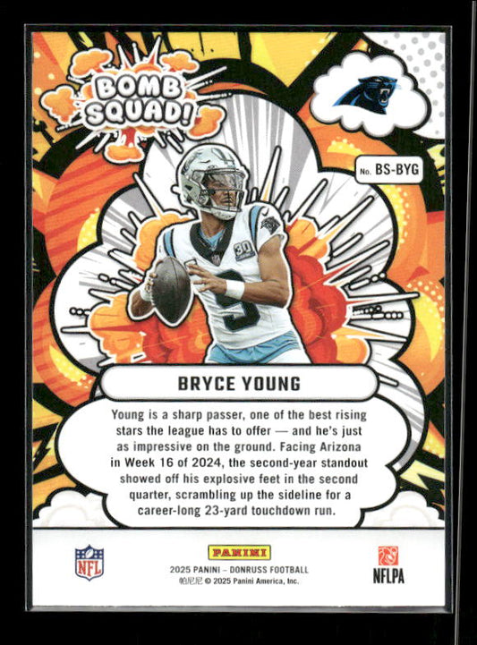 Bryce Young - 2025 Donruss Football - Bomb Squad