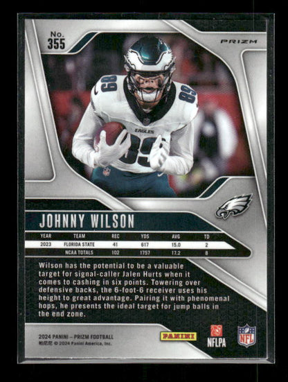 Johnny Wilson - 2024 Panini Prizm - No Huddle - Rookie