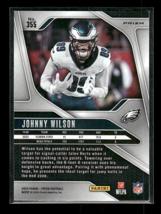 Johnny Wilson - 2024 Panini Prizm - No Huddle - Rookie