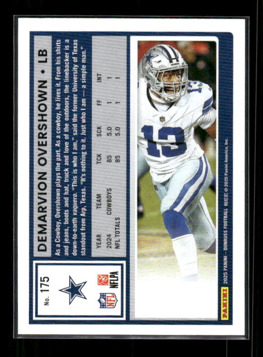 Demarvion Overshown - 2025 Donruss Football - Purple Press Proof