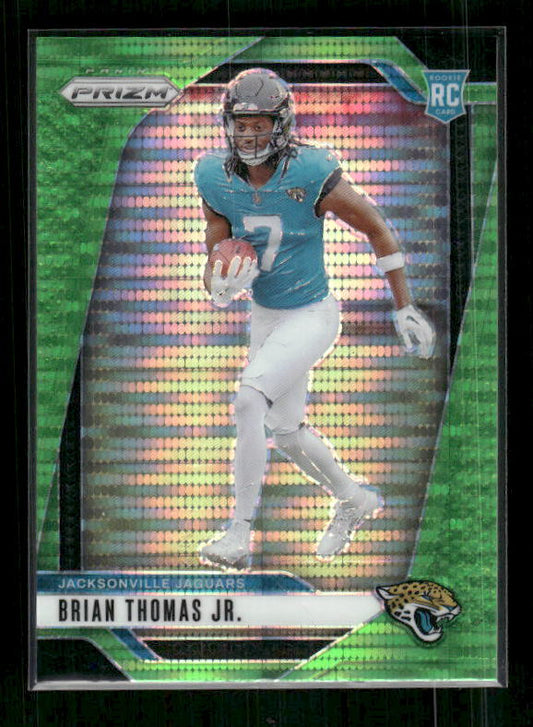 Brian Thomas Jr. - 2024 Panini Prizm - Neon Green Pulsar - Rookie