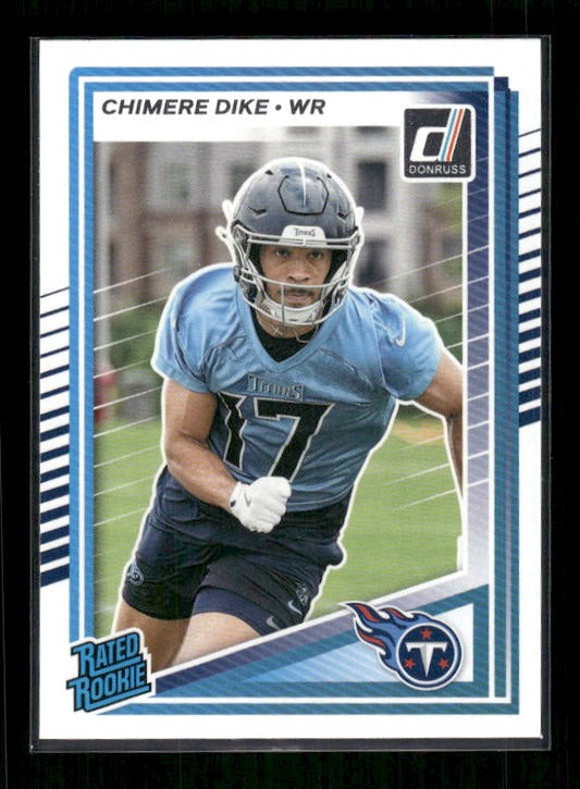 Chimere Dike - 2025 Donruss Football - Rated Rookie