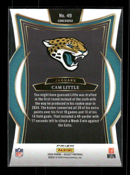 Cam Little - 2024 Select Football - Silver Die Cut - Rookie